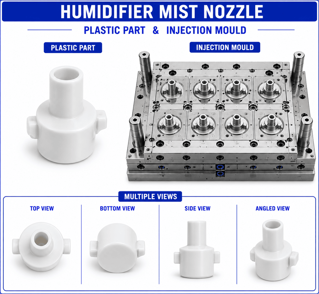 Humidifier Plastic Mist Nozzle Mould and Moulding Service